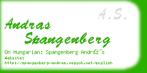 andras spangenberg business card